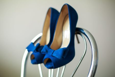 Classic Blue Wedding Shoes