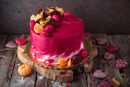 Red Wedding Cake