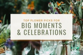 Flowers for celebrating the big moments