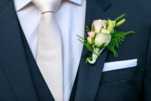 Groom wedding clothing details